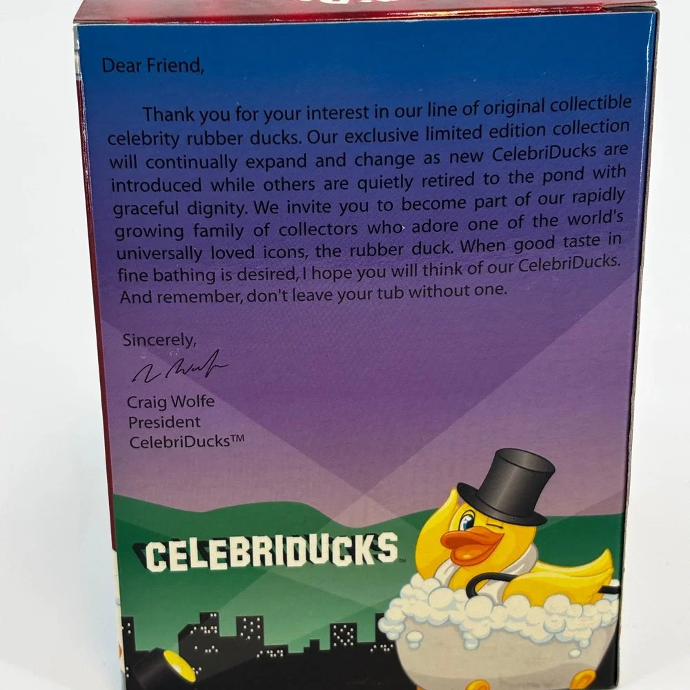 CelebriDucks Wizard of Oz Wicked Witch Rubber Duck NIB Collectible Limited Ed